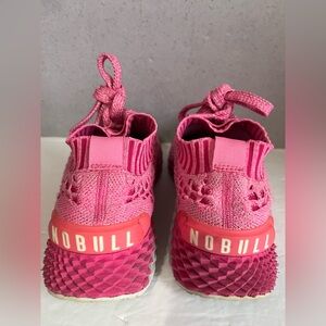 NOBULL All Day Knit Runner Pink Sneakers Women's 6.5 Men 5 Lightweight Athletic